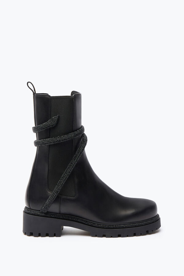 jeweled cleo crystal black bootie-25 rene caovilla