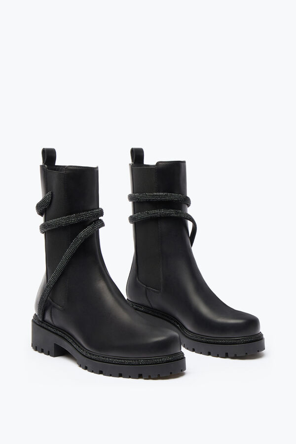 jeweled cleo crystal black bootie-25 rene caovilla