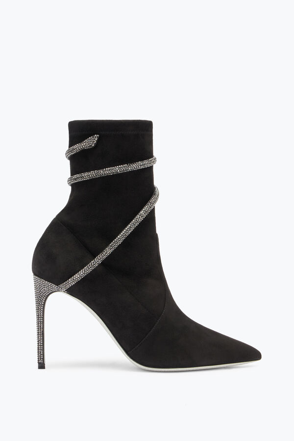 jeweled cleo kristalle schwarz bootie 100 rene caovilla