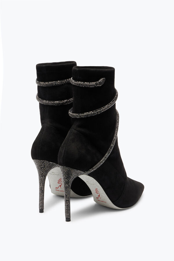 jeweled cleo kristalle schwarz bootie 100 rene caovilla