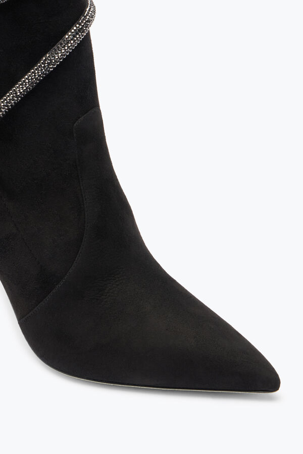 jeweled cleo kristalle schwarz bootie 100 rene caovilla