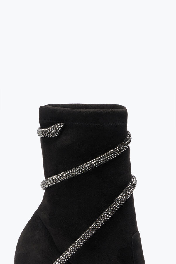 jeweled cleo kristalle schwarz bootie 100 rene caovilla