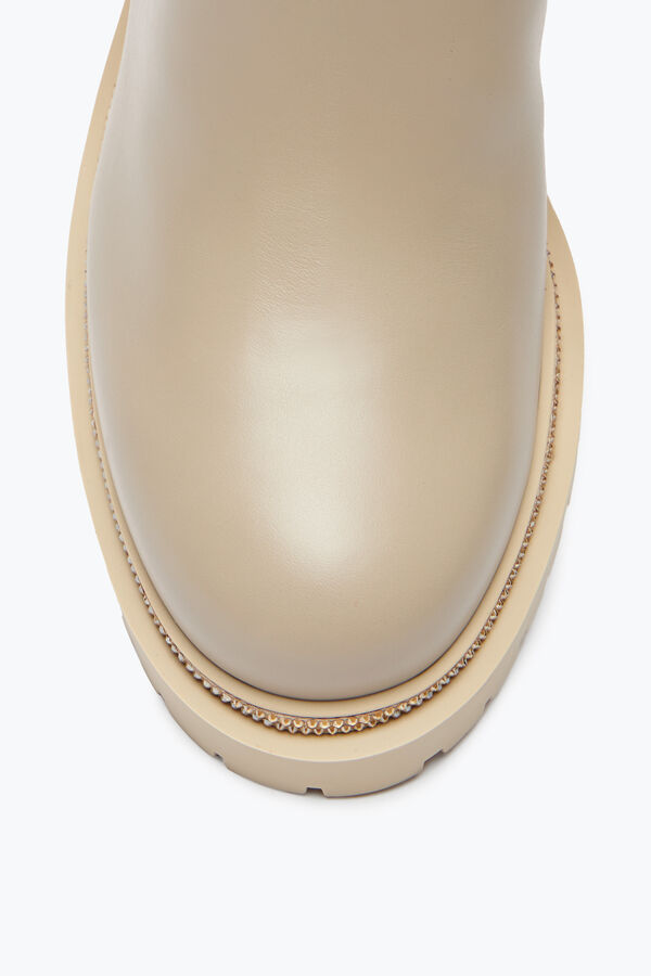 jeweled cleo kristalle beige bootie 60 rene caovilla