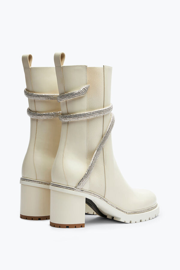 jeweled cleo crystal elfenbein bootie 60 rene caovilla