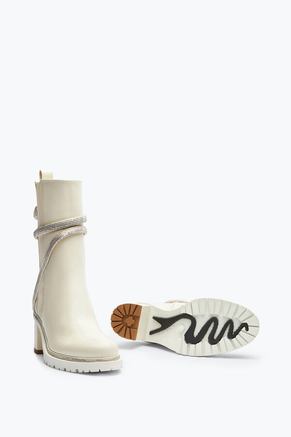 jeweled cleo crystal elfenbein bootie 60 rene caovilla