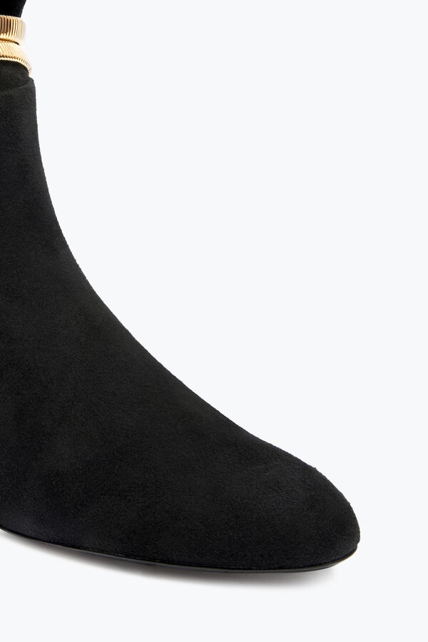 jeweled juniper soft-boot in black suede 20 rene caovilla