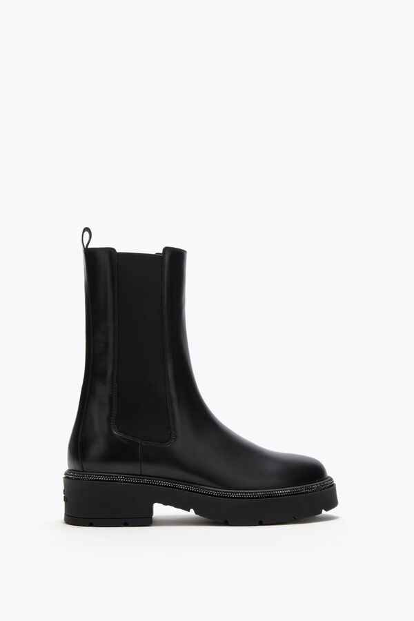 jeweled bika schwarz ankle boot mit kristallen 50 rene caovilla
