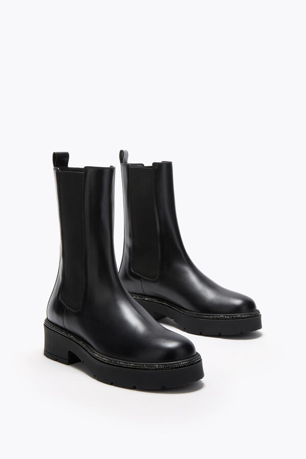 jeweled bika schwarz ankle boot mit kristallen 50 rene caovilla
