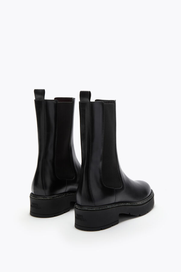 jeweled bika schwarz ankle boot mit kristallen 50 rene caovilla