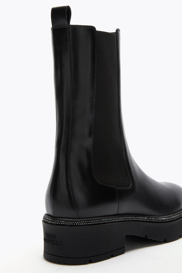 jeweled bika schwarz ankle boot mit kristallen 50 rene caovilla