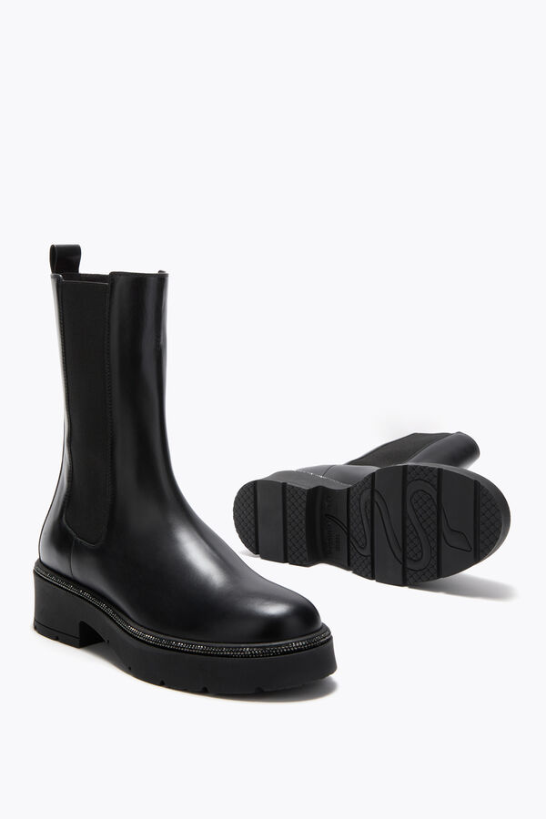 jeweled bika schwarz ankle boot mit kristallen 50 rene caovilla