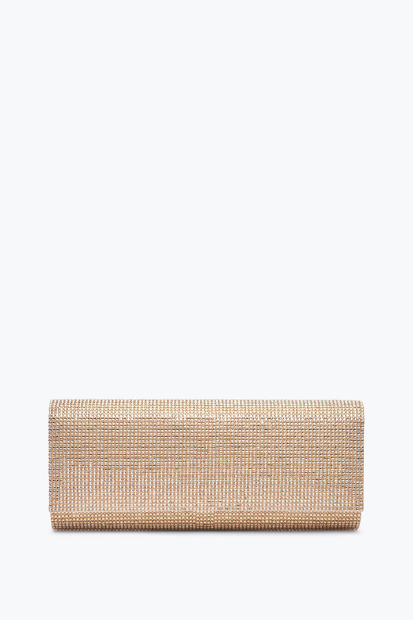 jeweled zafira gold kupplung mit all-over-kristalle rene caovilla