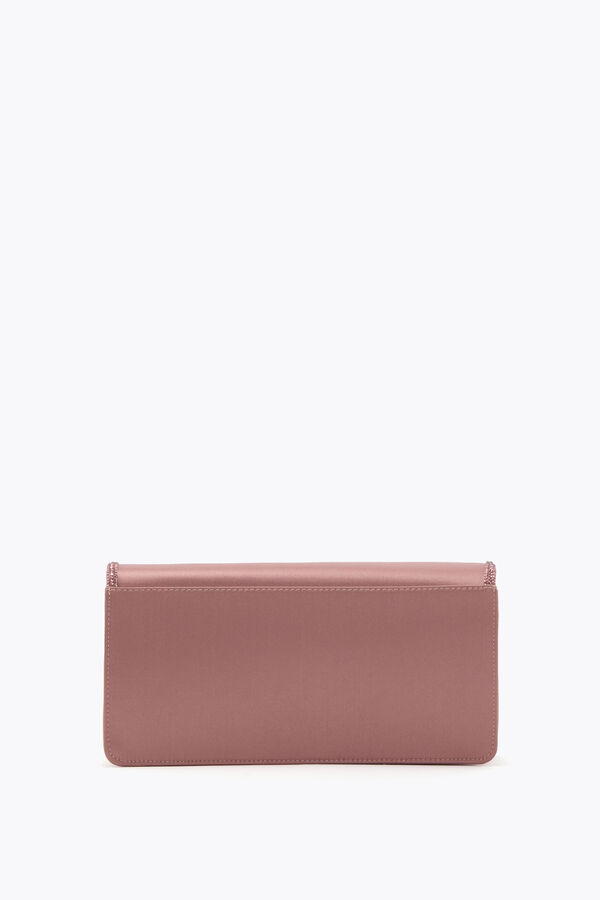 jeweled onda powder pink clutch rene caovilla