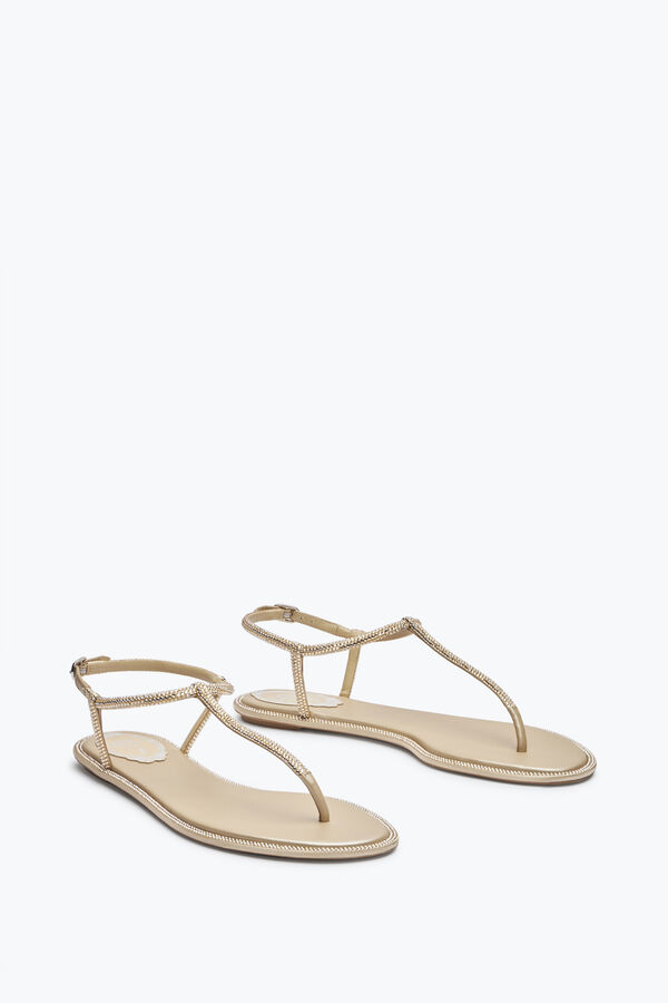 jeweled diana crystal beige sandal 10 rene caovilla