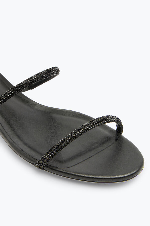 jeweled supercleo crystal black sandal 10 rene caovilla