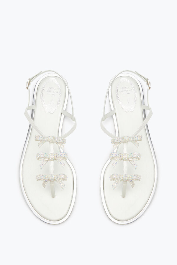 jeweled caterina white thong sandal 10 rene caovilla