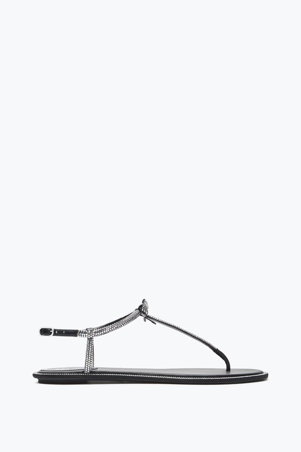 jeweled caterina black thong sandal 10 rene caovilla