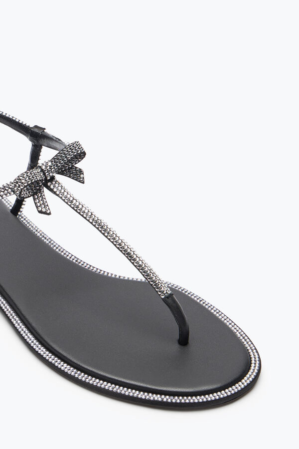 jeweled caterina black thong sandal 10 rene caovilla