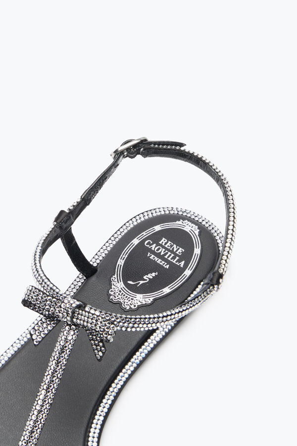 jeweled caterina black thong sandal 10 rene caovilla