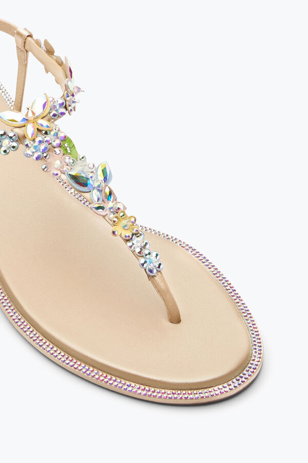 jeweled eden nude thong sandal 10 rene caovilla