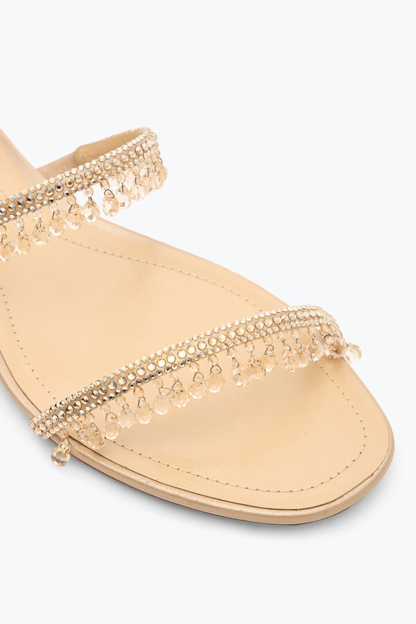 jeweled kronleuchter nude flat sandal 10 rene caovilla