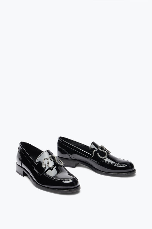 jeweled morgana die schwarze lack-loafer mit kristallen 20 rene caovilla