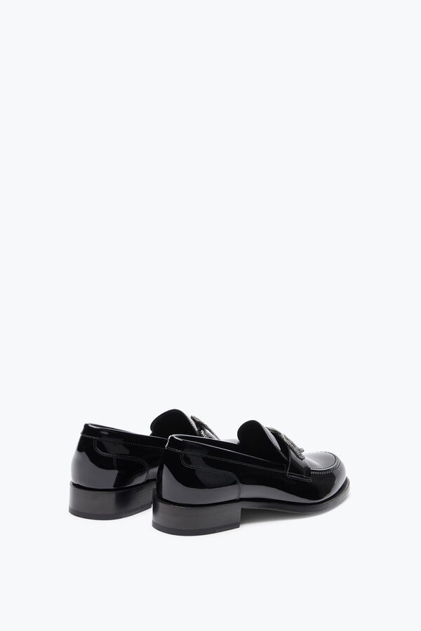 jeweled morgana die schwarze lack-loafer mit kristallen 20 rene caovilla