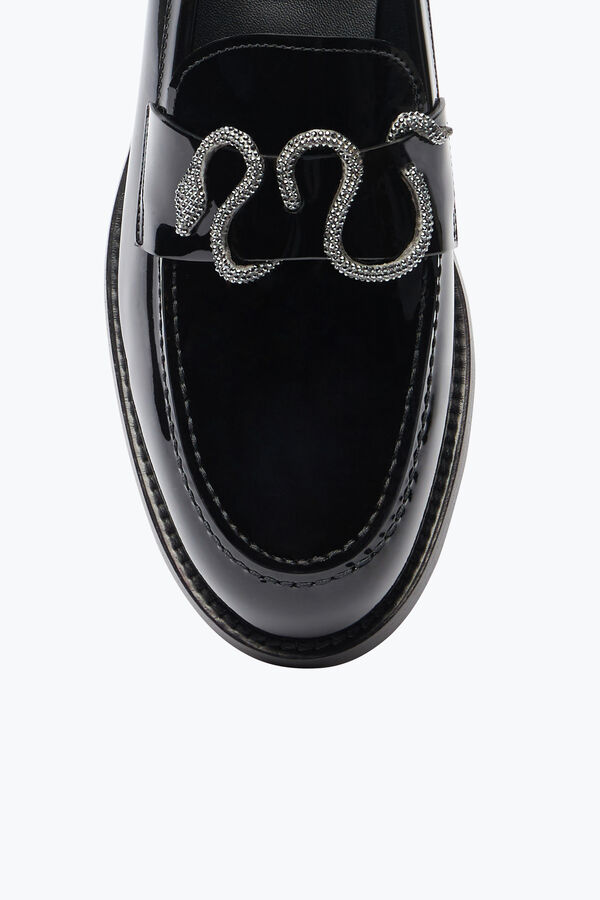 jeweled morgana die schwarze lack-loafer mit kristallen 20 rene caovilla
