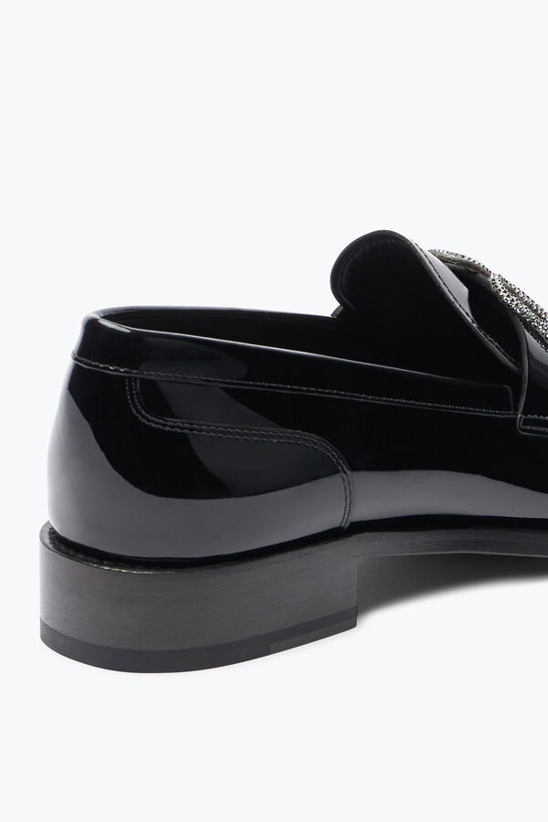 jeweled morgana die schwarze lack-loafer mit kristallen 20 rene caovilla