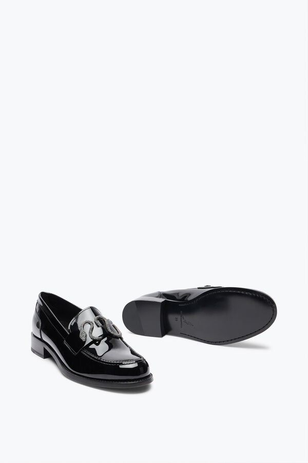 jeweled morgana die schwarze lack-loafer mit kristallen 20 rene caovilla
