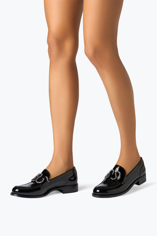 jeweled morgana die schwarze lack-loafer mit kristallen 20 rene caovilla