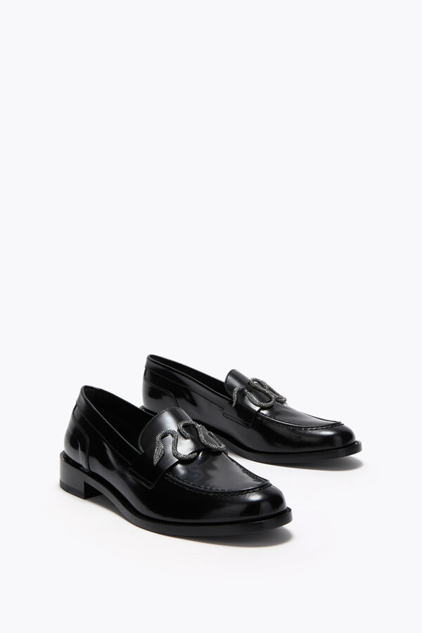 jeweled morgana die schwarze loafer mit schwarz matt crystal 20 rene caovilla