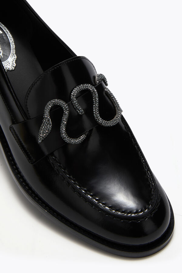 jeweled morgana die schwarze loafer mit schwarz matt crystal 20 rene caovilla