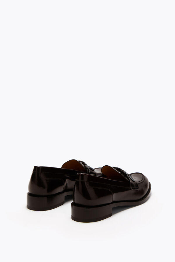jeweled morgana dark brown loafer mit kristallen 20 rene caovilla
