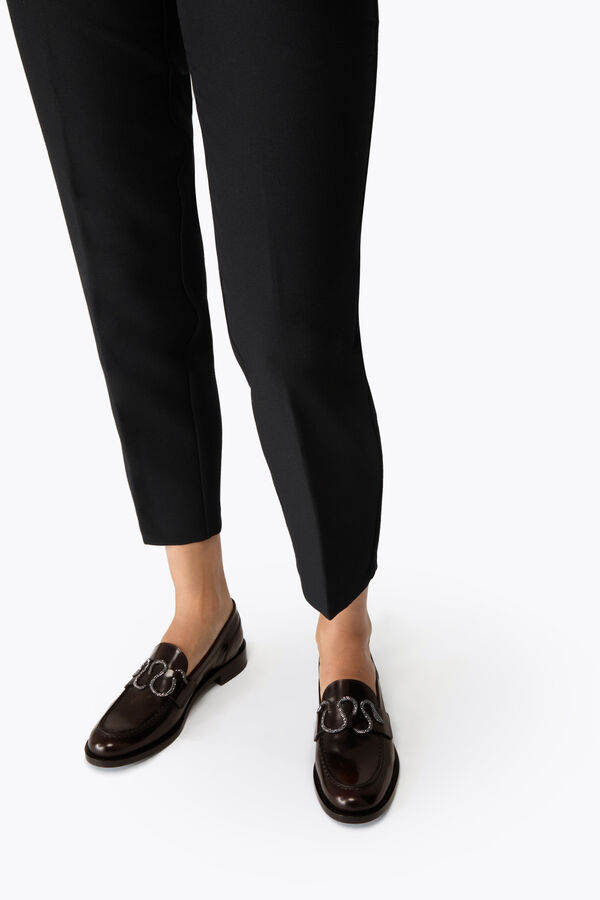 jeweled morgana dark brown loafer mit kristallen 20 rene caovilla