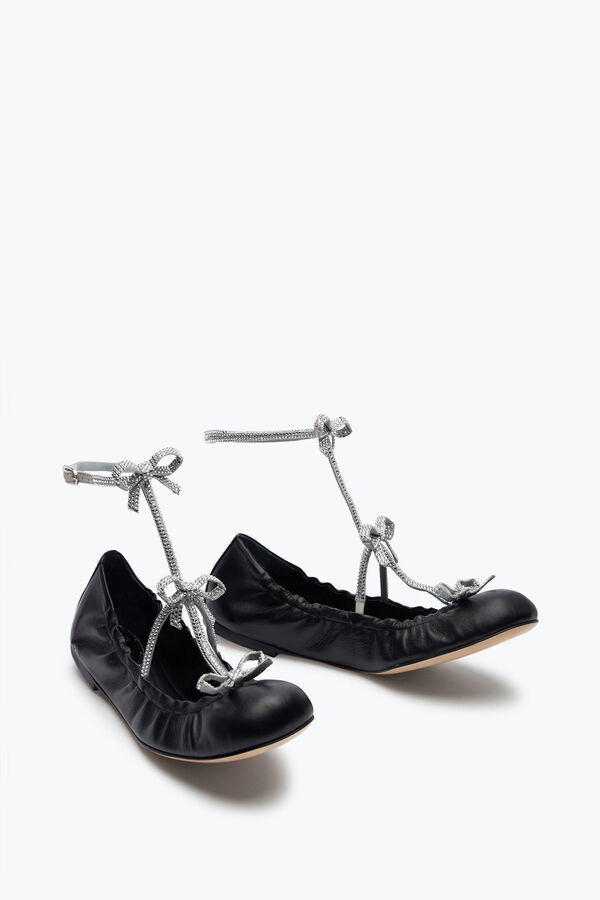 jeweled caterina schwarz und silber-ballerina-10 rene caovilla