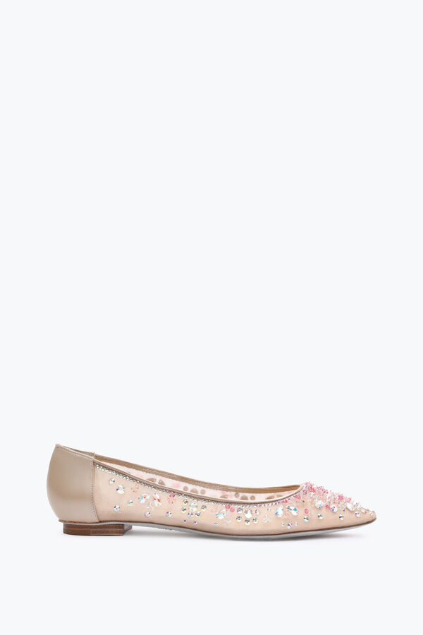 jeweled cinderella champagner ballerina 10 rene caovilla