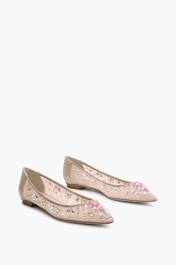 jeweled cinderella champagner ballerina 10 rene caovilla