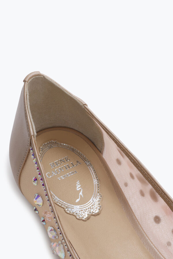 jeweled cinderella champagner ballerina 10 rene caovilla