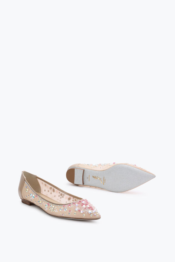 jeweled cinderella champagner ballerina 10 rene caovilla