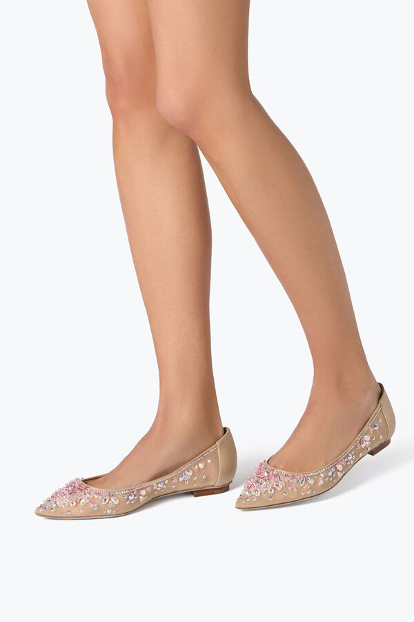 jeweled cinderella champagner ballerina 10 rene caovilla