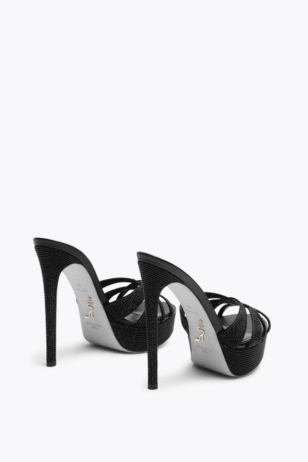 jeweled dania black-plattform mule 130 rene caovilla