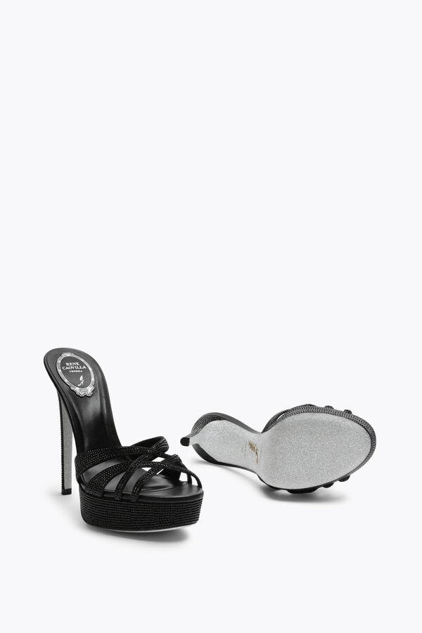 jeweled dania black-plattform mule 130 rene caovilla