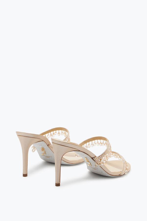 jeweled kronleuchter gold mule 80 rene caovilla
