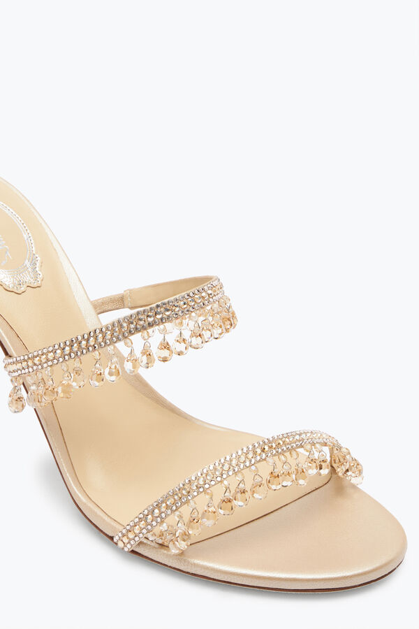 jeweled kronleuchter gold mule 80 rene caovilla