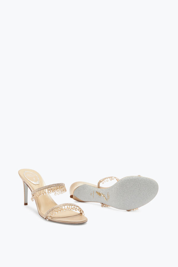 jeweled kronleuchter gold mule 80 rene caovilla