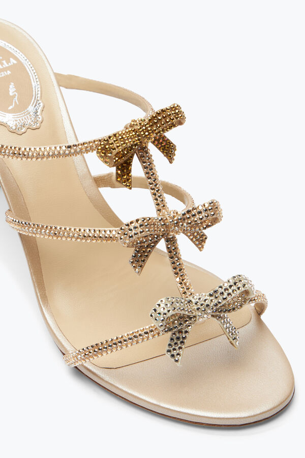 jeweled caterina champagne mule 80 rene caovilla