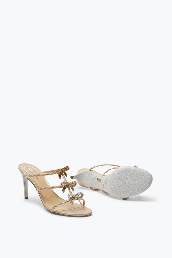 jeweled caterina champagne mule 80 rene caovilla