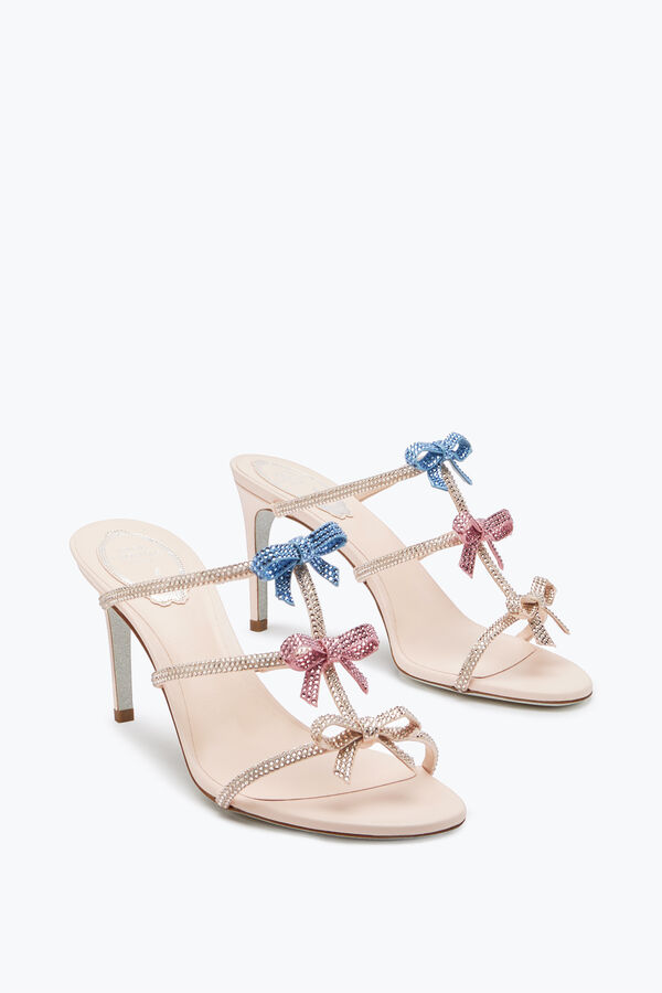 jeweled caterina mule mit multicolor-kristallen 80 rene caovilla
