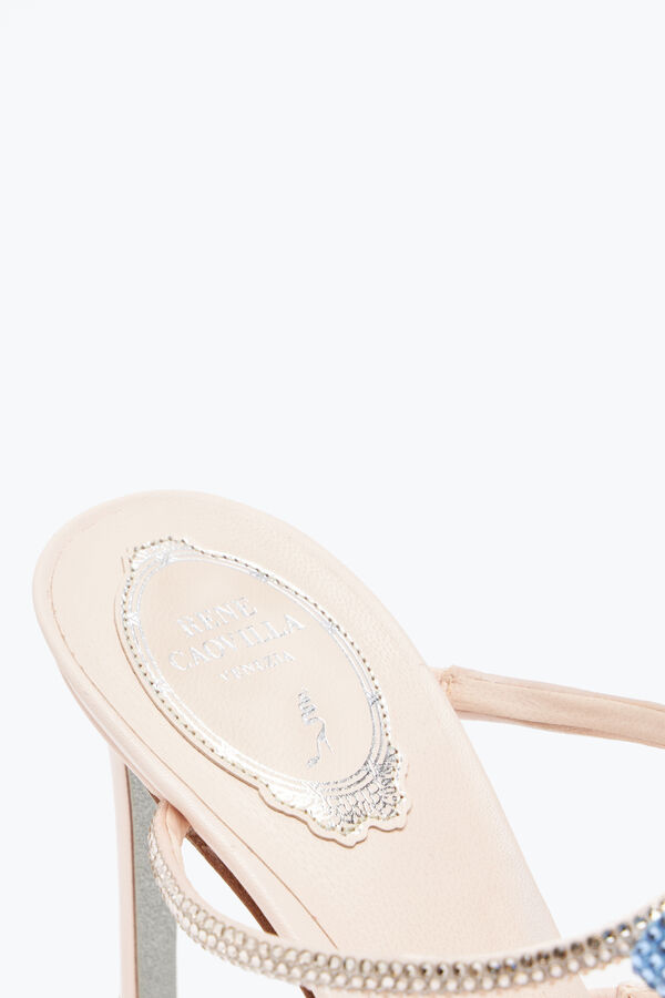jeweled caterina mule mit multicolor-kristallen 80 rene caovilla